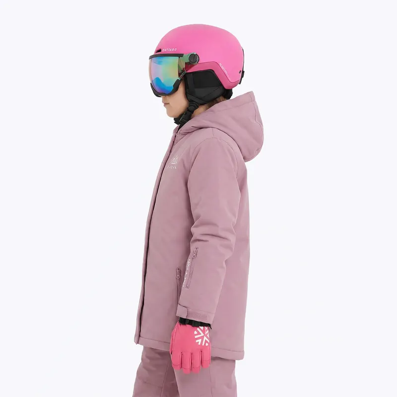 Kask narciarski dziecięcy ATTABO Avens 2.0 Jr Visor różowy 3