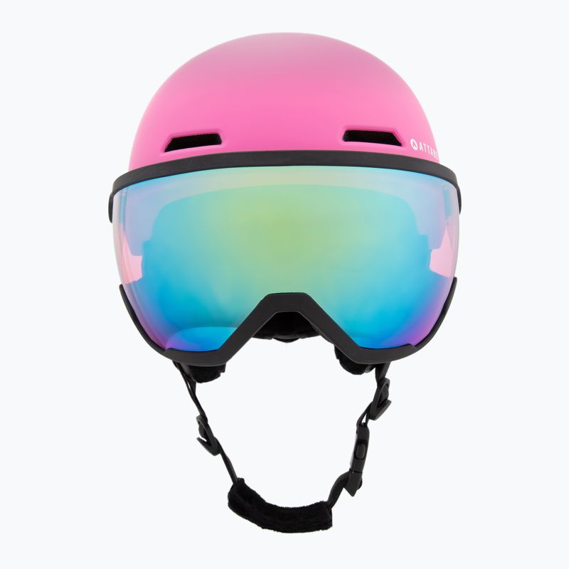 Kask narciarski dziecięcy ATTABO Avens 2.0 Jr Visor różowy 7