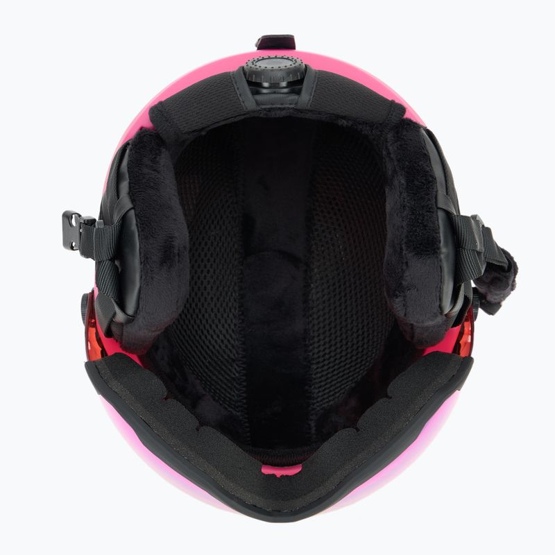 Kask narciarski dziecięcy ATTABO Avens 2.0 Jr Visor różowy 10