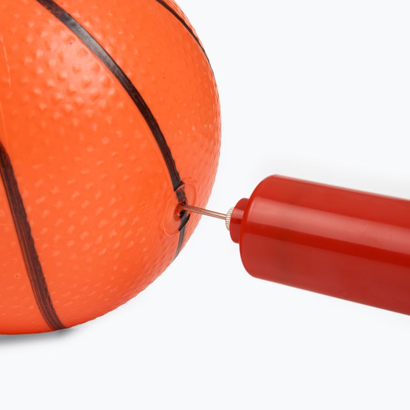 Zestaw do koszykówki OneTeam BBK01 z piłką biały 5