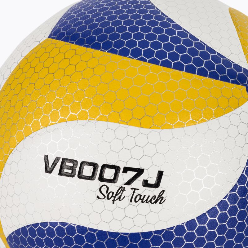 Piłka do siatkówki dziecięca OneTeam VB007J żółty/niebieski/biały rozmiar 4 3