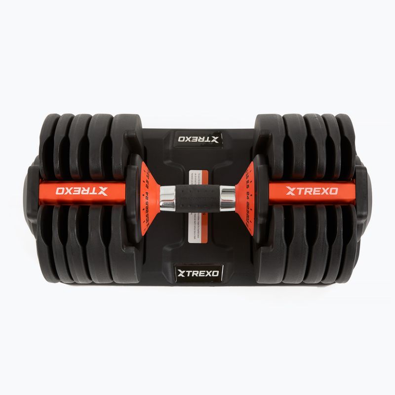 Hantel regulowana XTREXO 24 kg EVO czarny 3