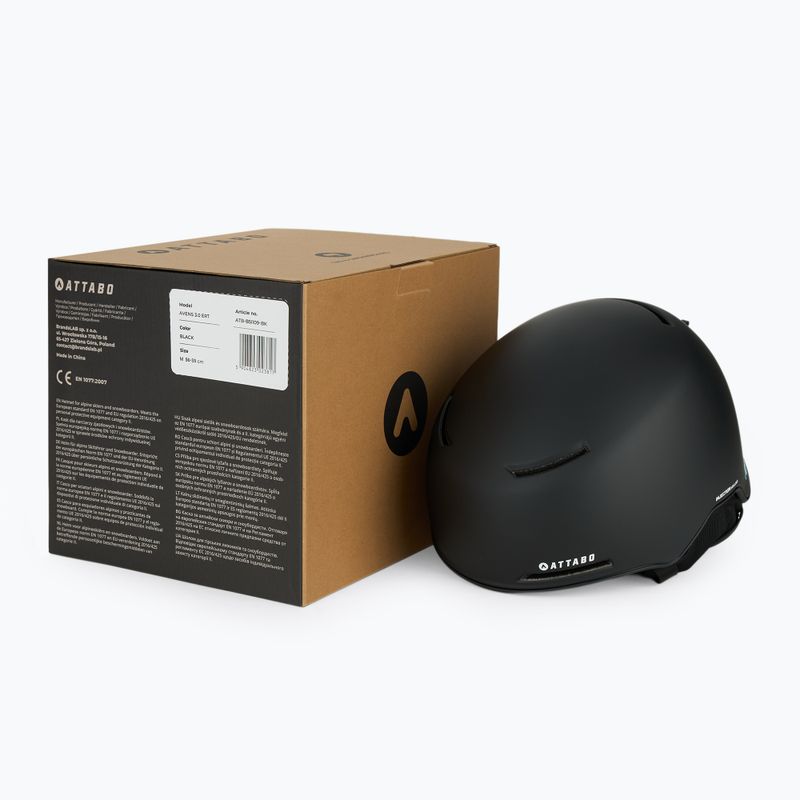 Kask narciarski ATTABO Avens 3.0 ERT czarny 15