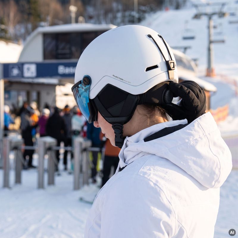 Kask narciarski ATTABO Avens 2.0 Visor biały 8