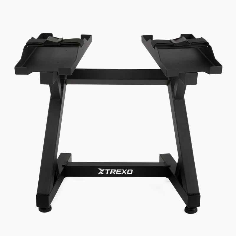 Stojak na hantle regulowane XTREXO czarny 11