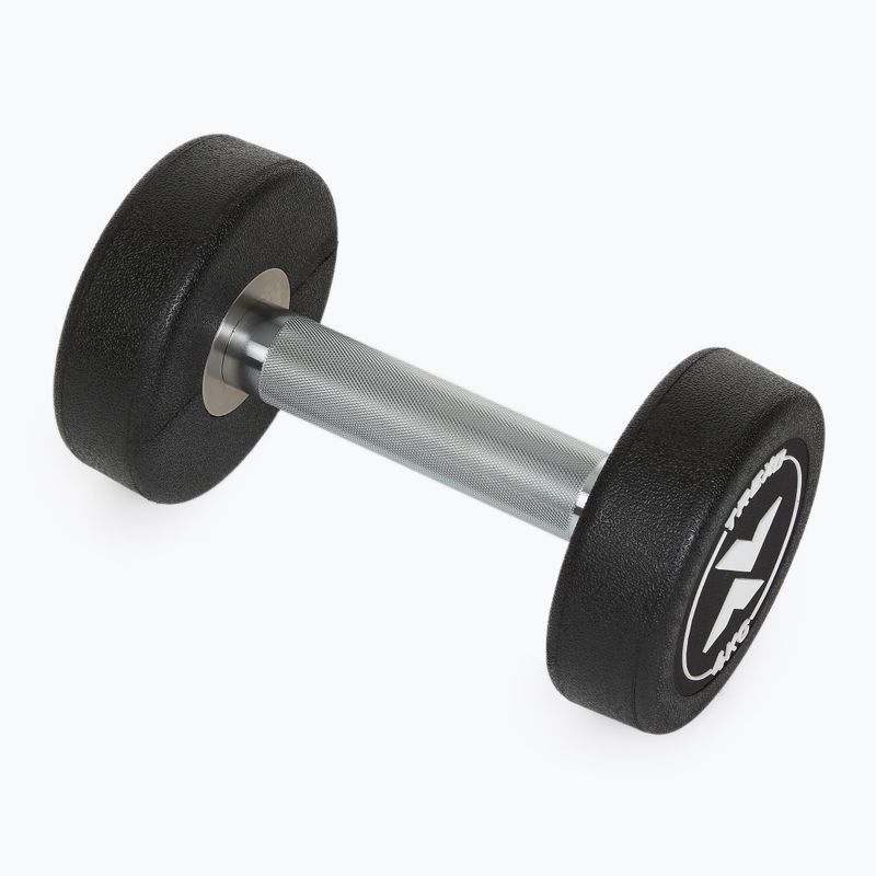 Hantel żeliwny gumowany XTREXO Pro 4 kg czarny