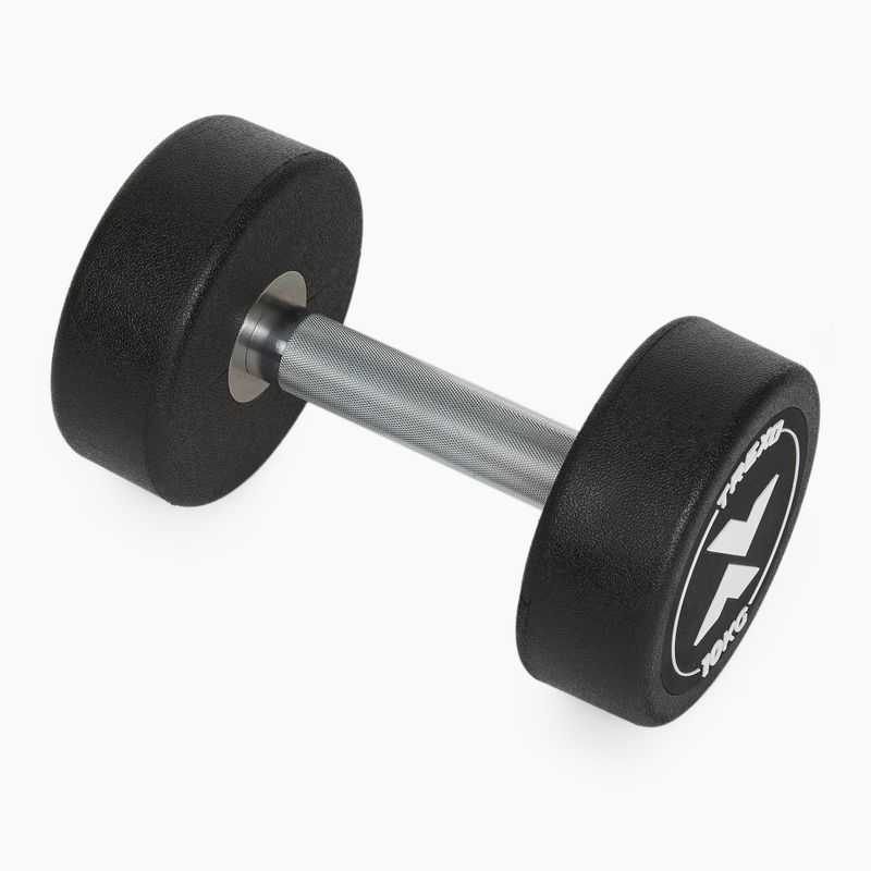 Hantel żeliwny gumowany XTREXO Pro 10 kg czarny