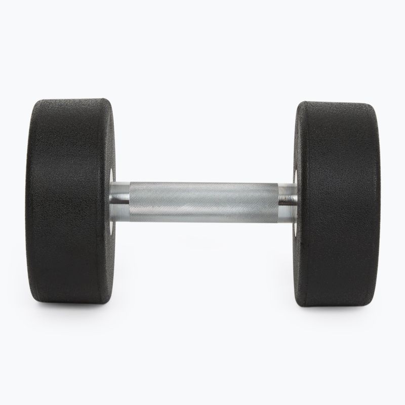 Hantel żeliwny gumowany XTREXO Pro 16 kg czarny 8