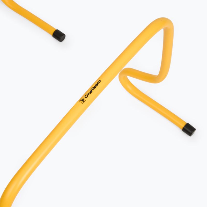 Płotki treningowe OneTeam TRFT07 6 x 40 cm żółta 4