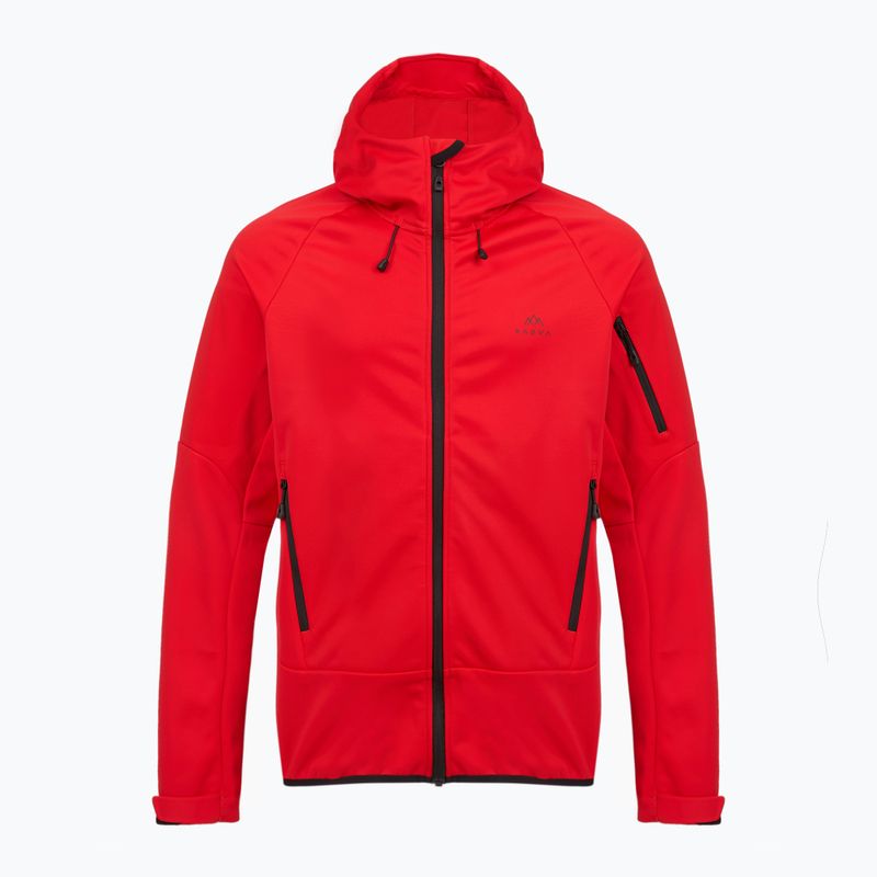 Bluza trekkingowa męska KADVA Arix WP 5K/3K softshell hybrid czerwony 7