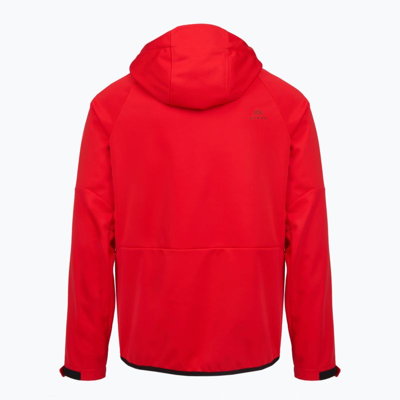 Bluza trekkingowa męska KADVA Arix WP 5K/3K softshell hybrid czerwony 8