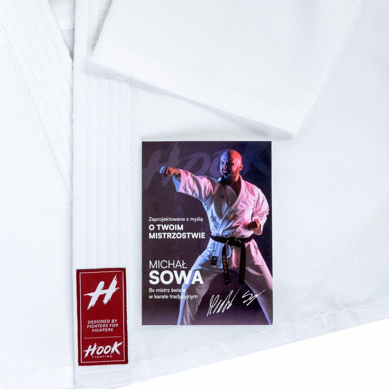 Karategi dziecięce HOOK FIGHTING Karate - Back To School biały 23