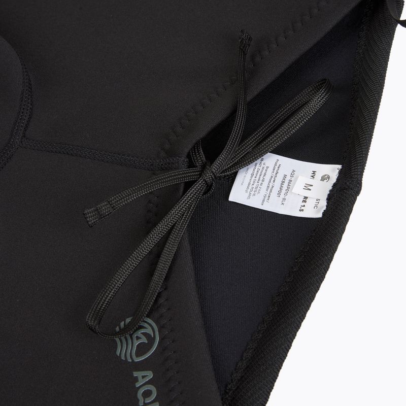 Spodenki neoprenowe męskie AQUASTIC HydroCore SH 1.5 mm czarny 10