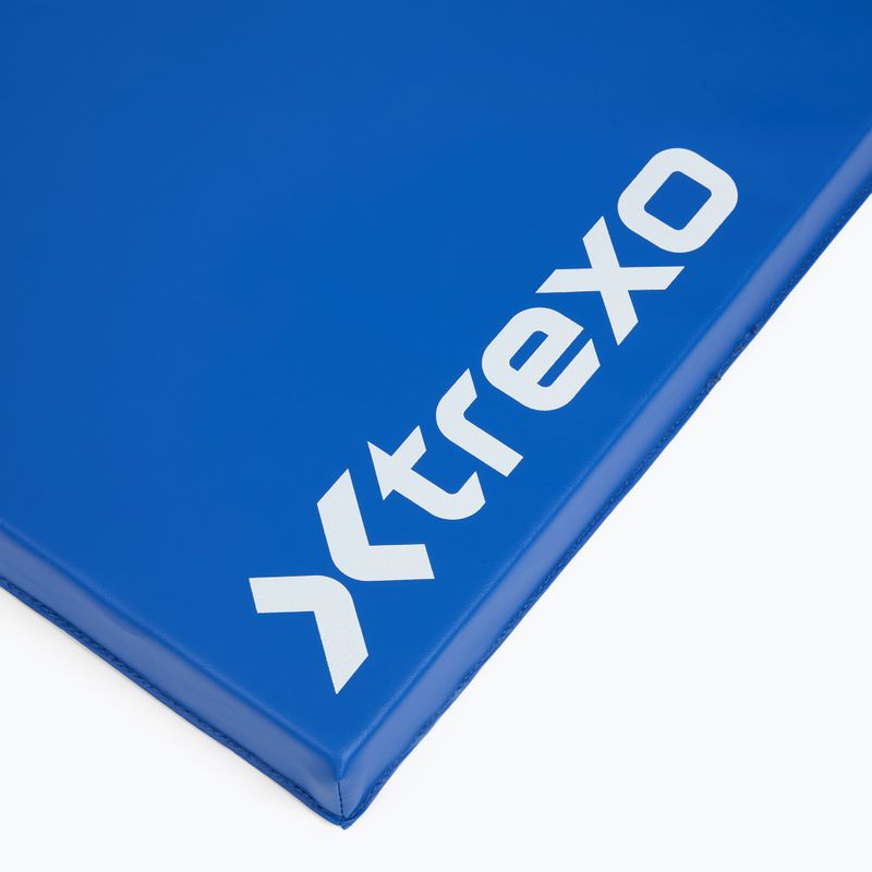 Materac gimnastyczny XTREXO składany 180 x  60 x 5 cm  niebieski 7