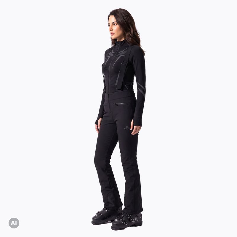 Spodnie narciarskie damskie KADVA Zera WMNS WP 8K/5K SOFTSHELL czarny 3