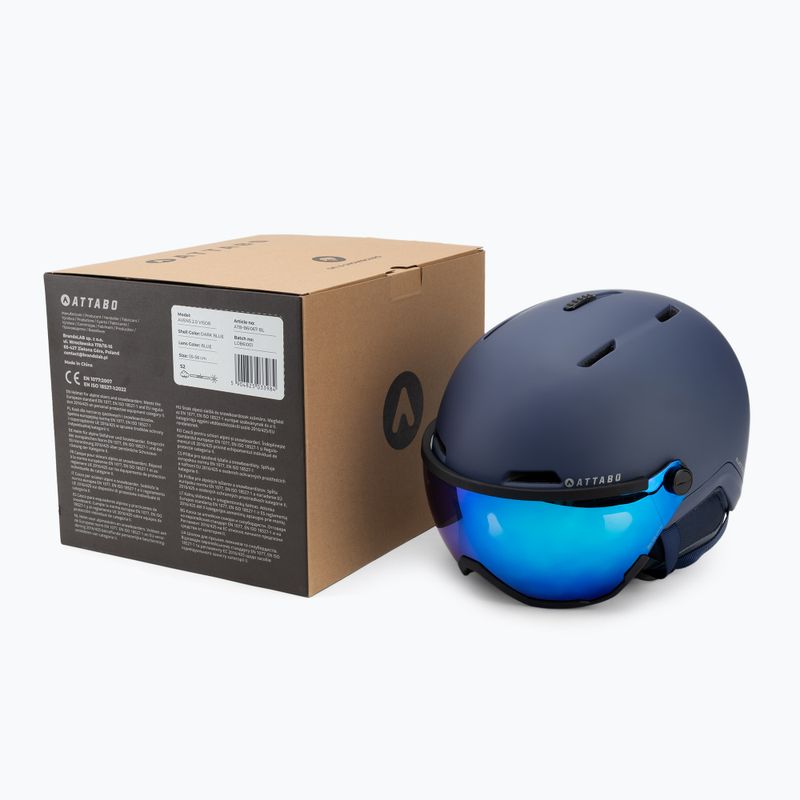 Kask narciarski ATTABO Avens 2.0 Visor niebieski 16