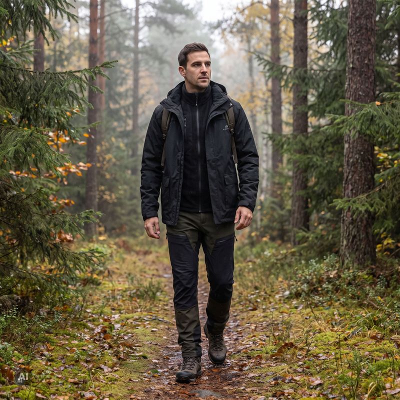 Kurtka 3w1 męska KADVA TraiLine WP czarny 5