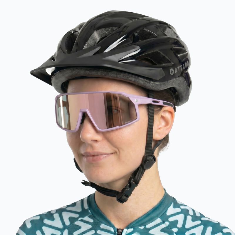Okulary rowerowe ATTABO Stilb photochromic fioletowy 2