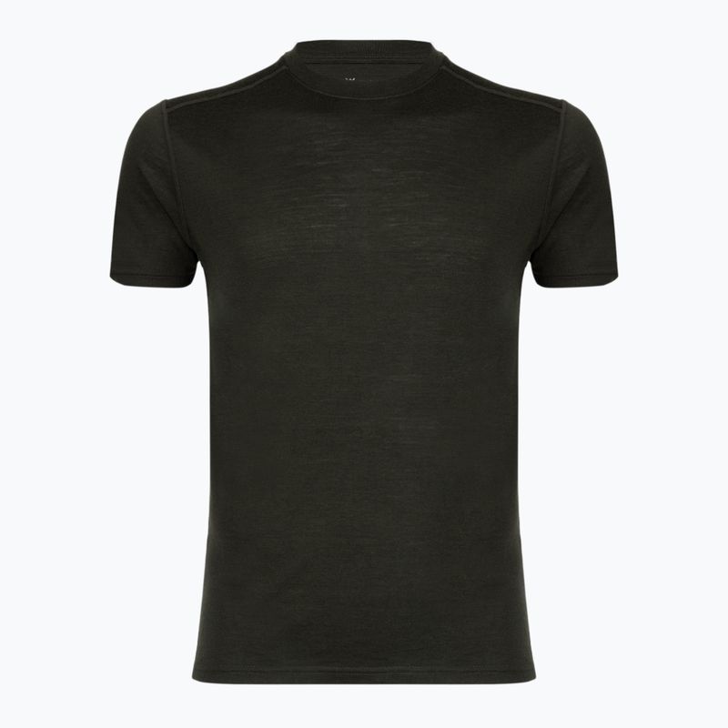Koszulka termoaktywna męska WOOLCANO Merino 100% TEE0546 zielony