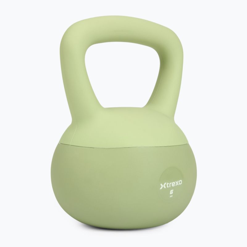 Kettlebell SOFT XTREXO 6 kg zielony 6