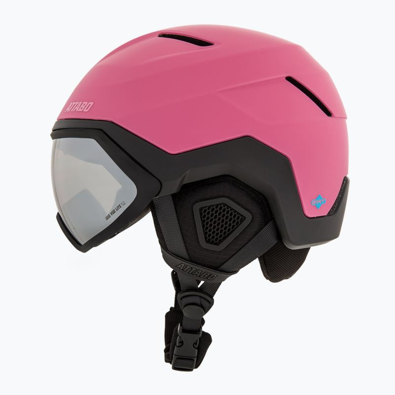 Kask narciarski dziecięcy ATTABO Avens 3.0 Jr Visor ERT różowy 10