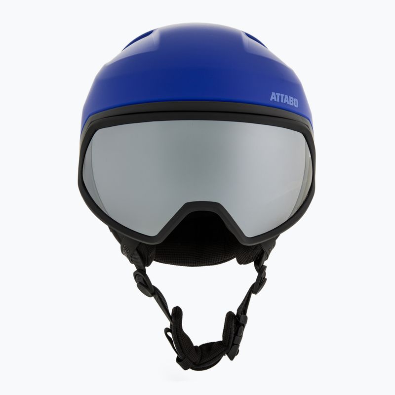 Kask narciarski dziecięcy ATTABO Avens 3.0 Jr Visor ERT niebieski 2