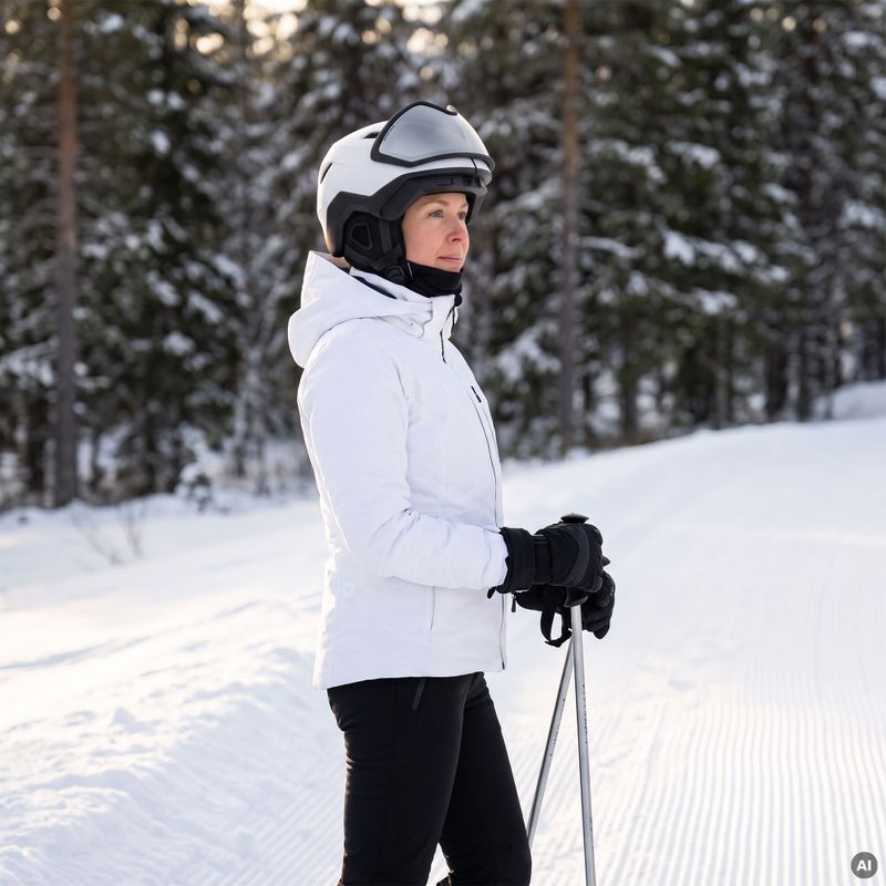 Kask narciarski ATTABO Avens 3.0 Visor ERT biały 8