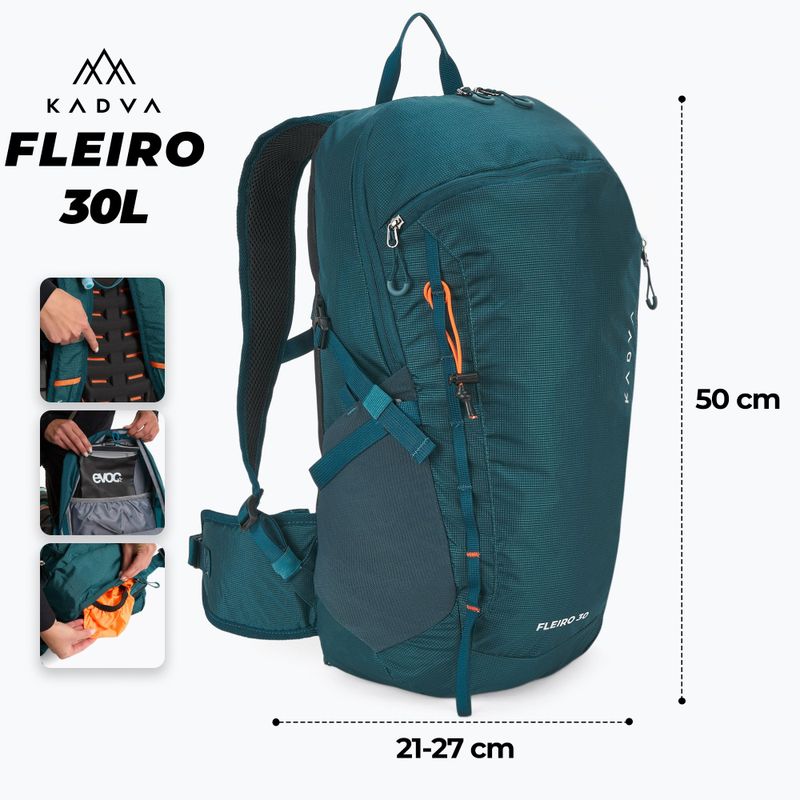 Plecak turystyczny KADVA Fleiro 30 l ciemny morski 2