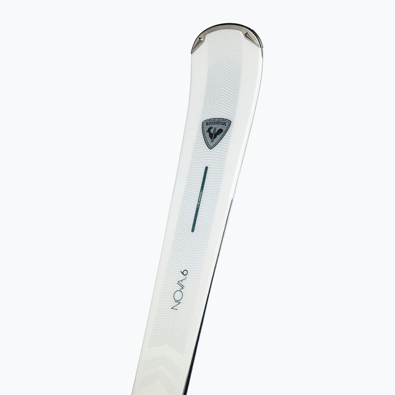 Narty zjazdowe damskie Rossignol Nova 6 + wiązania Xpress W 11 GW white sparkle 3