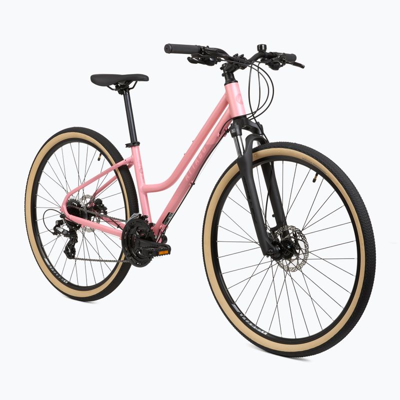Rower crossowy damski ATTABO SANO 3.0 28" różowy 2