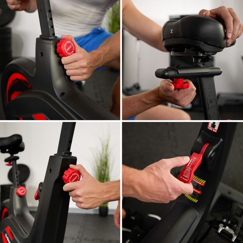 Rower spinningowy XTREXO C-One czarny 9
