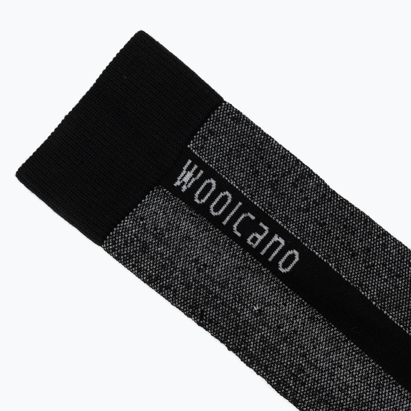 Skarpety narciarskie męskie WOOLCANO SCK1097 merino czarny 3