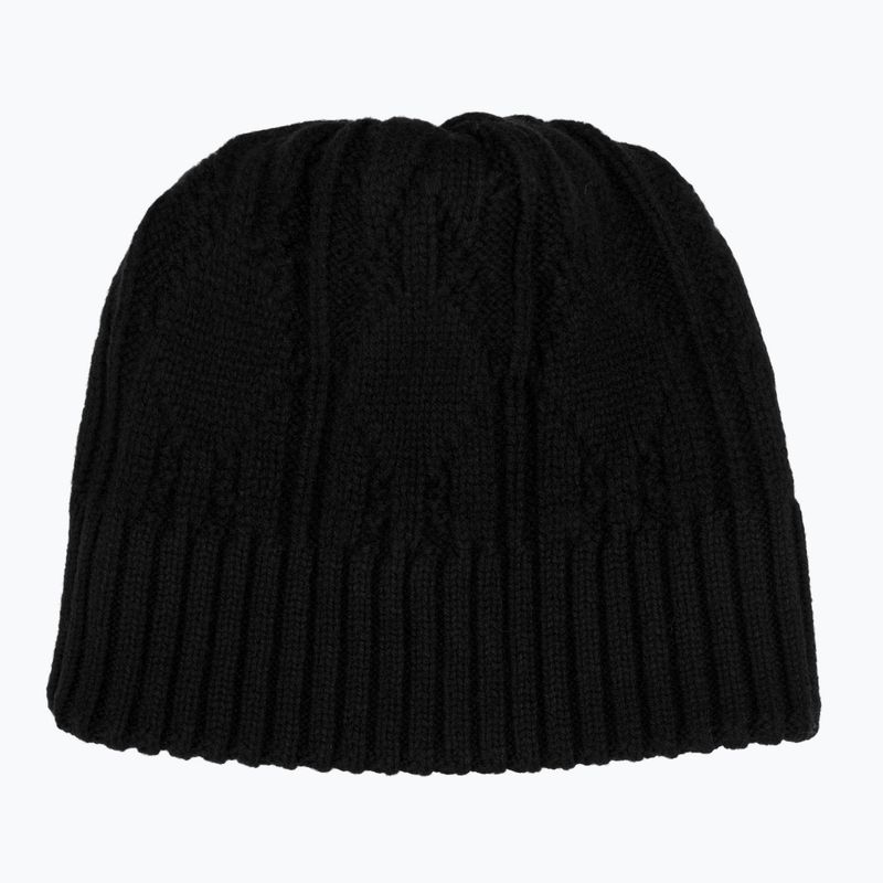 Czapka damska WOOLCANO HAT1100 100% wełna czarny 4