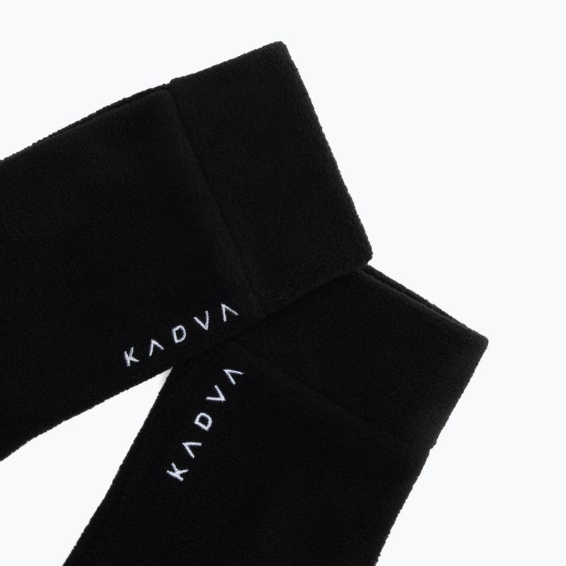 Zestaw KADVA TREKKO 3in1 SET fleece czapka + szalik czarny 11