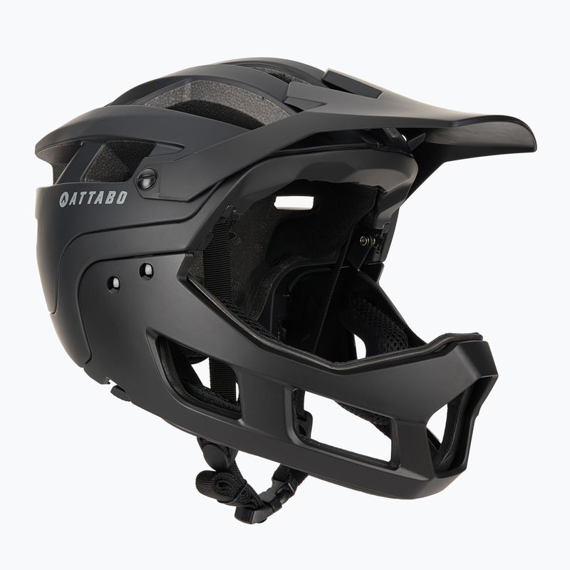 Kask rowerowy ATTABO State 2.0 full face czarny