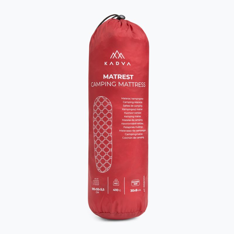 Materac kempingowy KADVA Humis czerwony 8