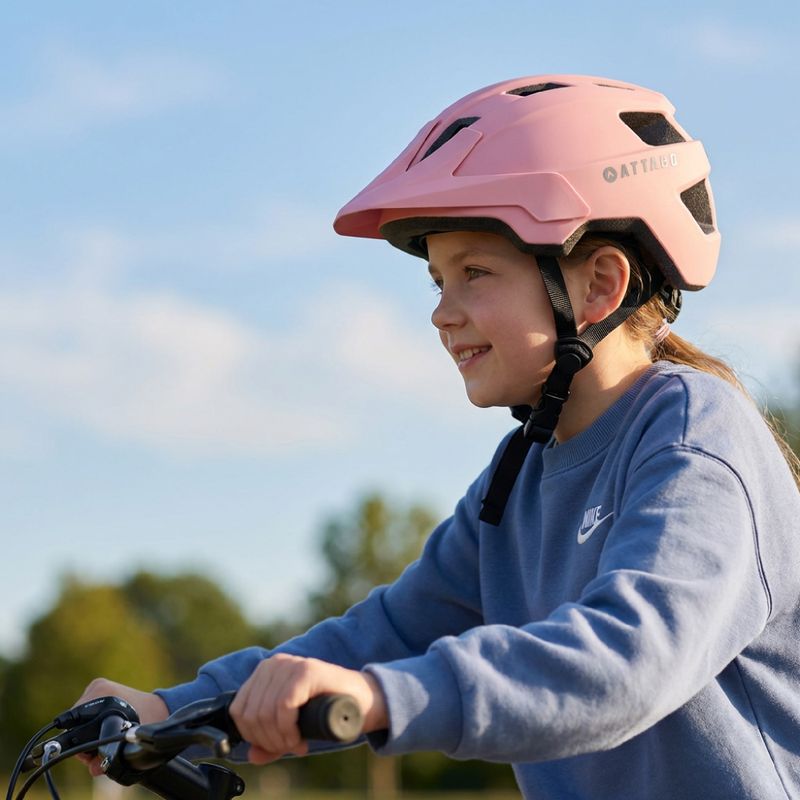 Kask rowerowy dziecięcy ATTABO Khola różowy 3