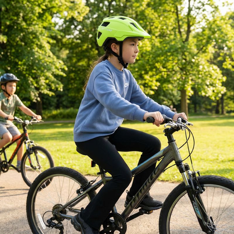 Kask rowerowy dziecięcy ATTABO Khola zielony 4
