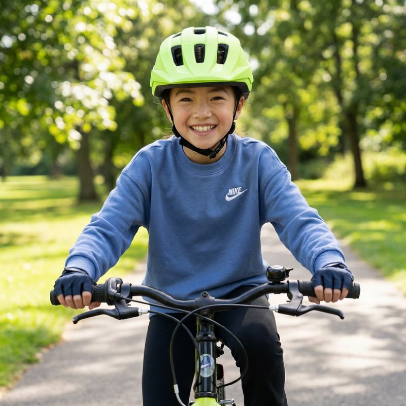 Kask rowerowy dziecięcy ATTABO Khola zielony 5