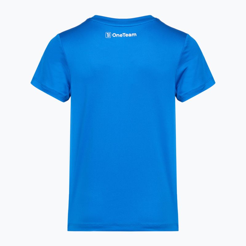 Komplet piłkarski dziecięcy OneTeam Precision Set koszulka i spodenki niebieski 4