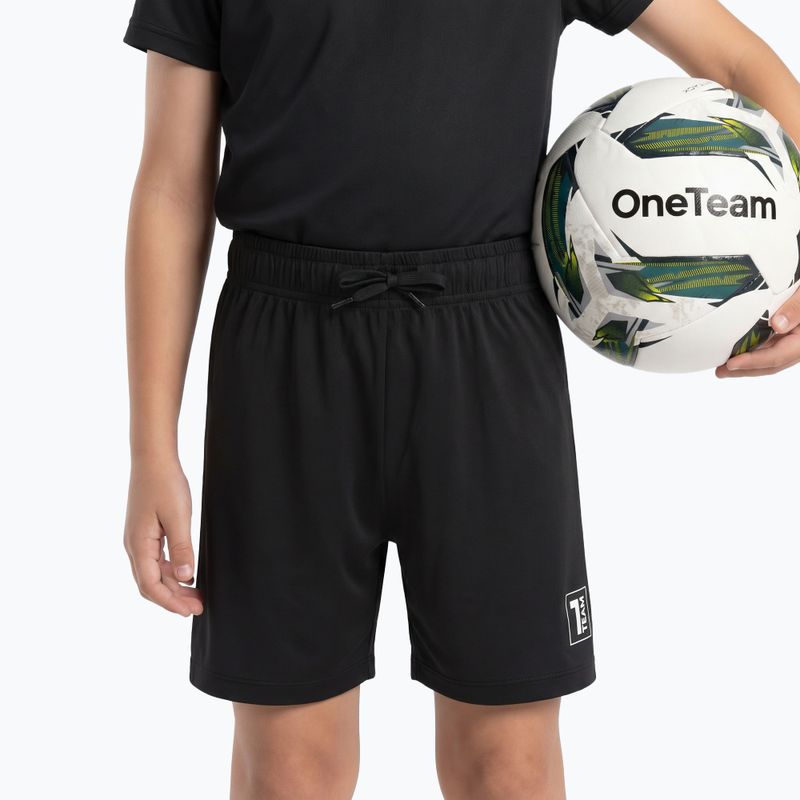 Komplet piłkarski dziecięcy OneTeam Precision Set koszulka i spodenki czarny 5