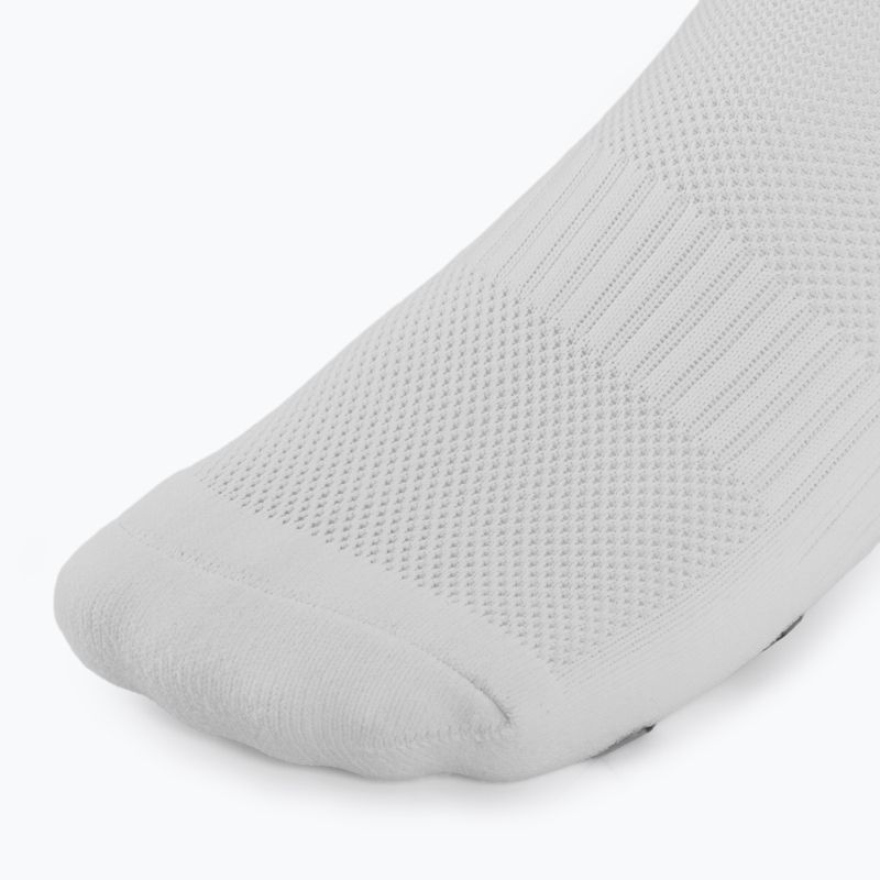 Skarpety piłkarskie dziecięce OneTeam Precision Grip antypoślizgowe 2-pack biały 5