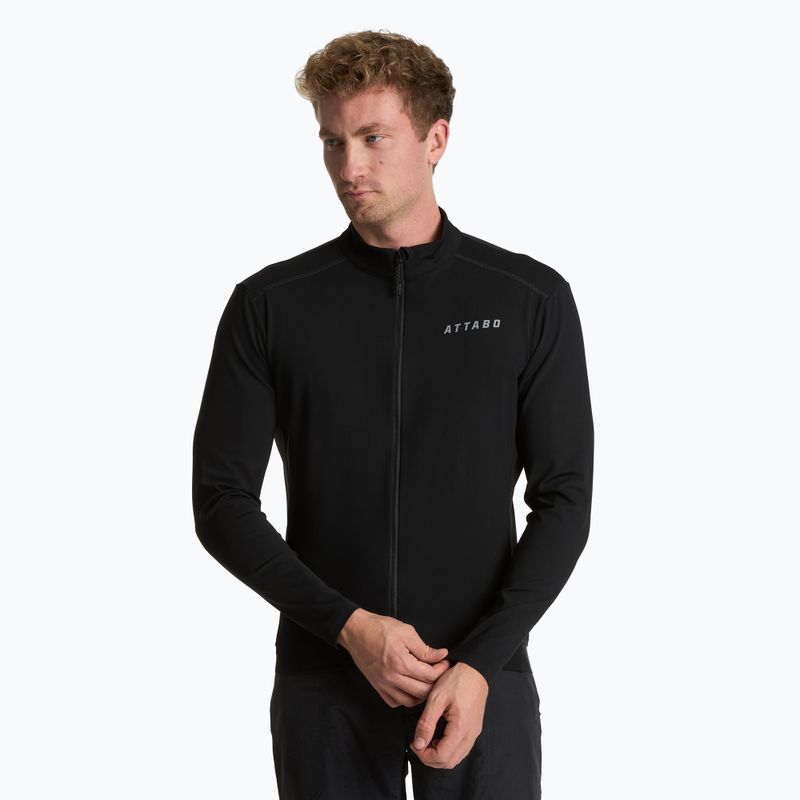 Bluza rowerowa męska ATTABO FLEERO REF ocieplana czarny 3