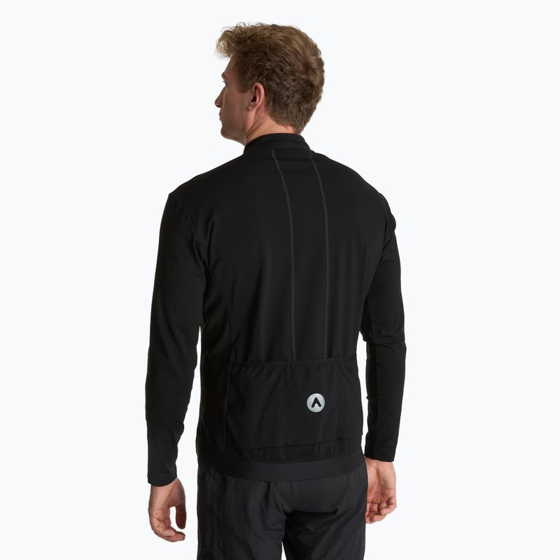 Bluza rowerowa męska ATTABO FLEERO REF ocieplana czarny 2