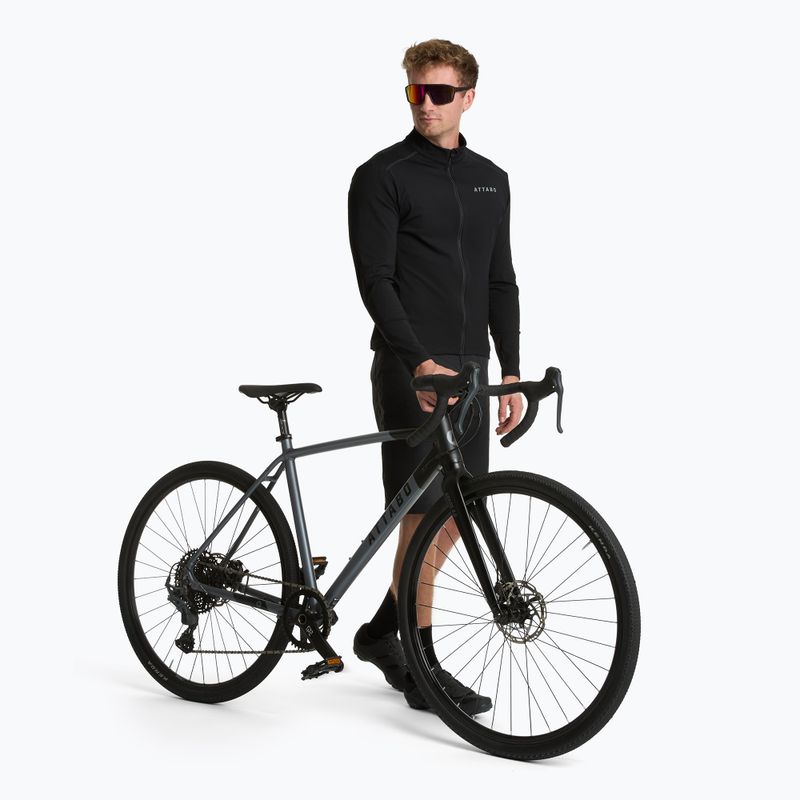 Bluza rowerowa męska ATTABO FLEERO REF ocieplana czarny 7