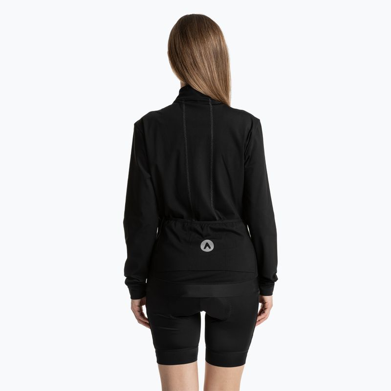 Bluza rowerowa damska ATTABO FLEERO REF ocieplana czarny 2