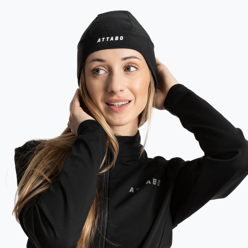Czapka rowerowa ATTABO LOREEF HAT ocieplana czarny 3
