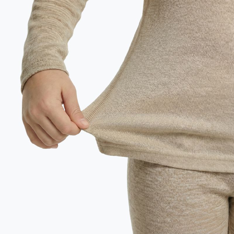 Komplet bielizny dziecięcej termoaktywnej WOOLCANO Merino SET0683 beżowy 6