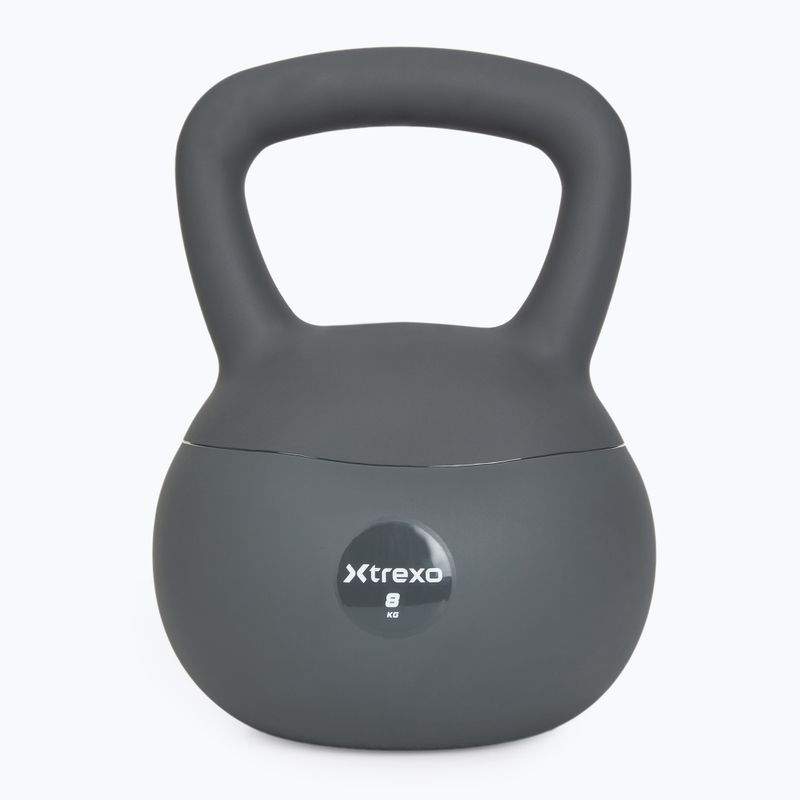 Kettlebell miękki XTREXO 8 kg szary 7