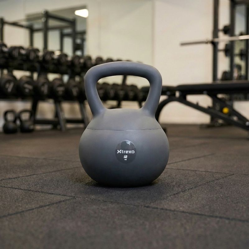 Kettlebell SOFT XTREXO 12 kg szary 5